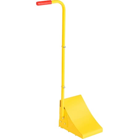 Global Industrial Steel Wheel Chock With Handle 989047